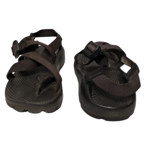 CHACO Women's Black Z Cloud Two Toe Loop Sandals 6 - Picture 2 of 9